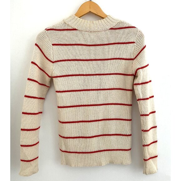 SOLOSIX 100% Alpaca Striped Sweater – Size S - Picture 2 of 7